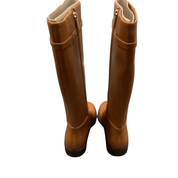 Bandolino Womens ROMI Knee HIgh Boots Size 5 NWB Natural Leather - Picture 7 of 8